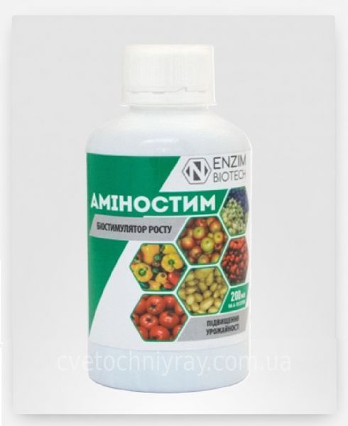 Стимулятор росту з амінокислотами Аміностим 200 мл Enzim Agro (біостимулятор для рослин) 00514 фото